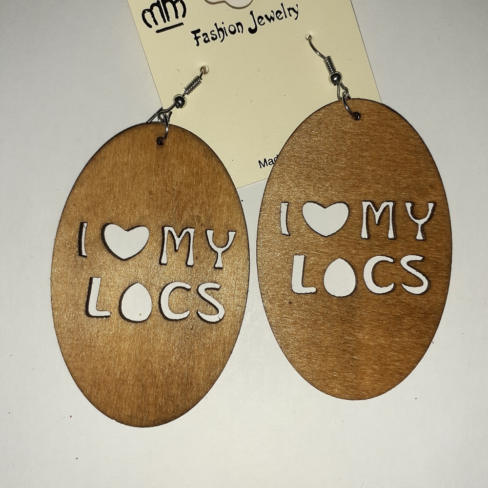 I love my locs earrings.